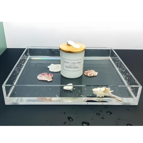 Réservoir d'eau en acrylique transparent avec effet miroir pour clichés professionnels
