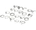 Finrezio 20 Pcs Knuckle Rings Vintage Stackable Midi Finger Ring Set for Women Girls Bohemian Retro Vintage Jewelry