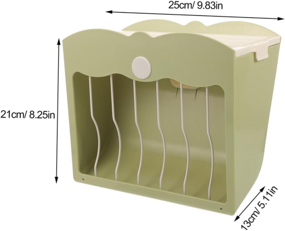 2pcs Plastic Grass Rack Grazing Basin for Guinea Pigs Rabbits Hay Dispenser Pet Feeder Bunny Feeder Outdoor