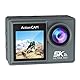 Lipa AT-M40R 5K Action Kamera IPS Wifi - Action Kamera wasserdicht - IMX Sensor - 21 Zubehör- 5K Auflösung - Dual Screen - Mic Anschluss USB - SD bis zu 256 GB - Fernbedienung -4K 60 FPS - EIS