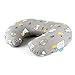 BROLEX Stretchy Nursing Pillow Covers 2 Pack Snug Fitted Slipcovers for Breastfeeding Moms,Ultra Soft Breathable for Infant Nursing Pillow,Owl & Bear
