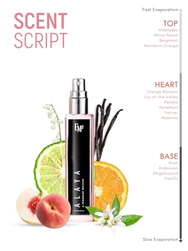 Image of EM5 Alaya Perfume for Women | Musky Citrus Floral Fresh Fragrance | Unisex Eau de Parfum Spray | Luxury Gift for Her | 15ml