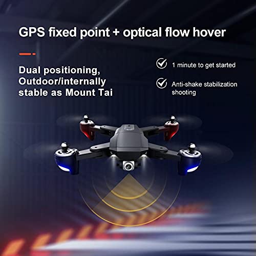 XFTOPSE S604 Pro Drone com Câmera 4K HD, Vôo de 30 Minutos, Profissional GPS Drone 3Km, 5G WIFI FPV