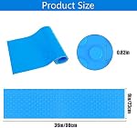 Pool Ladder Mat 9''×36'' Non-dérapant Protège Pool Linge de piscine et escaliers (Leaves)