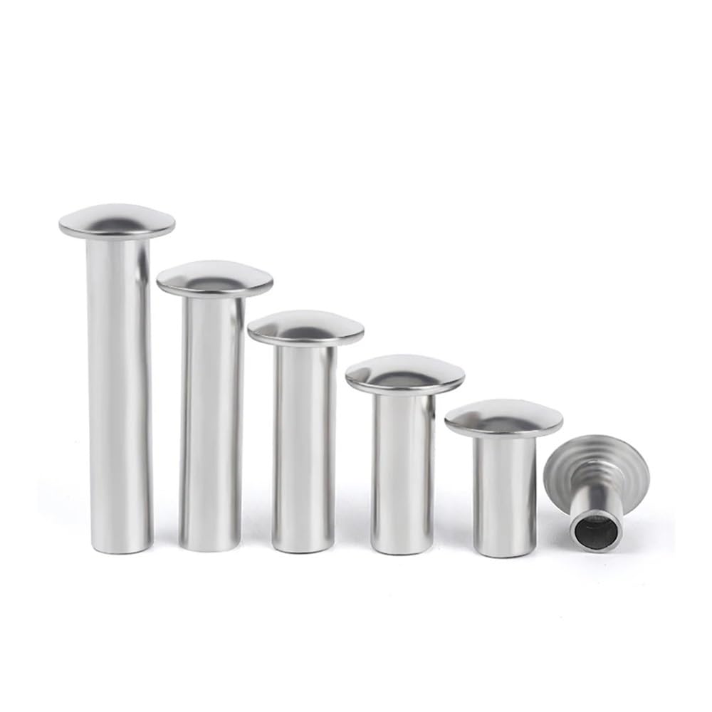 Stainless Steel Hollow Rivets 50/100pcs 304 Stainless Steel Hollow ...