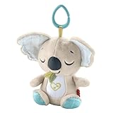 フィッシャープライス(fisher price) どこでもいっしょ！おやすみコアラ 赤ちゃん・幼児のおもちゃ ぬいぐるみ 0ヶ月から グレー JBD65