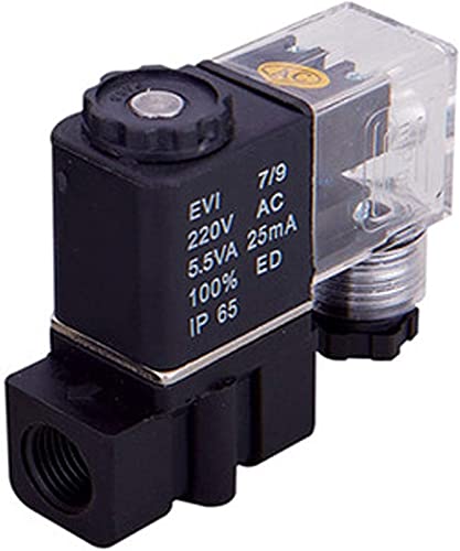 Vanne pneumatique Eau Huile Air à commande électrique rapide et témoin LED - 2