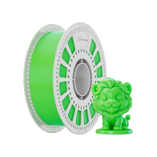 JOY FUTURE TPU 3D Print Filament, Flexible TPU Roll Soft 3D Printer Filament 1.75mm, Dimensional Accuracy +/- 0.02 mm, 1kg Spool (2.2 lbs) (Green)
