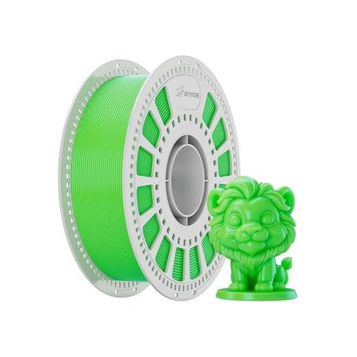 JOY FUTURE TPU 3D Print Filament, Flexible TPU Roll Soft 3D Printer Filament 1.75mm, Dimensional Accuracy +/- 0.02 mm, 1kg Spool (2.2 lbs) (Green)