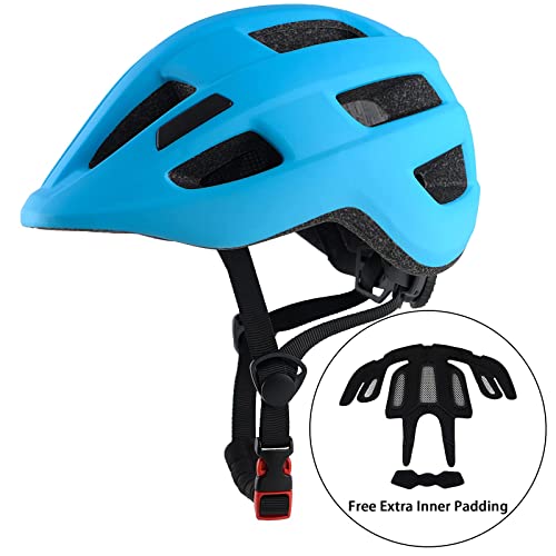 Kids Bike Helmet For Ages 1-8 Years, Adjustable Toddler Boys And Girls Helmets, Lightweight Child Infant Bicycle Cycling Scooter Sports Helmet 48-54Cm Light Blue #TOP1