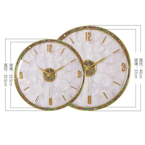 Table décorative ronde avec horloge intégrée pour optimiser les petits espaces - 5