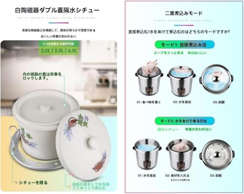 Amecke 炊飯ジャー炊飯器5合炊き 12L の商品画像 5