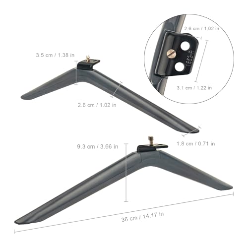 Pieds de TV pour Hisense 75A66FUA support de base Quantum LED 4K