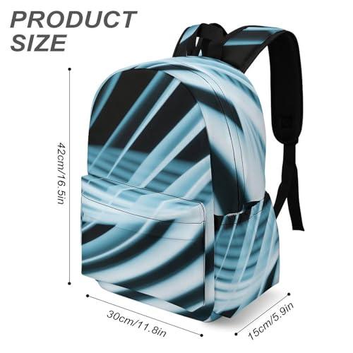 Halo Printed Backpack Water-Resistant Pack Stylish Bag Lightweight Travel Backpack3