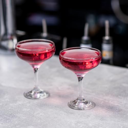 bar@drinkstuff Polycarbonate Coupe Cocktail Glasses – Pack of 4, 8.8 oz / 250 ml – Virtually Unbreakable Plastic Coupes for Cocktails & Champagne - Image 3