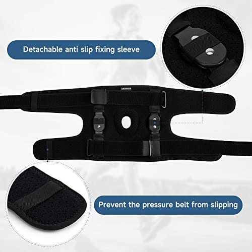 Hocafer Plus Size Knee Brace Xl-8Xl,Stable Support Of The Decompression Knee, Effective Relief Of Acl, Arthritis, Tendinitis Pain, Adjustable Compression Band, Suitable For Men And Women (Black,3Xl-4Xl) #TOP2