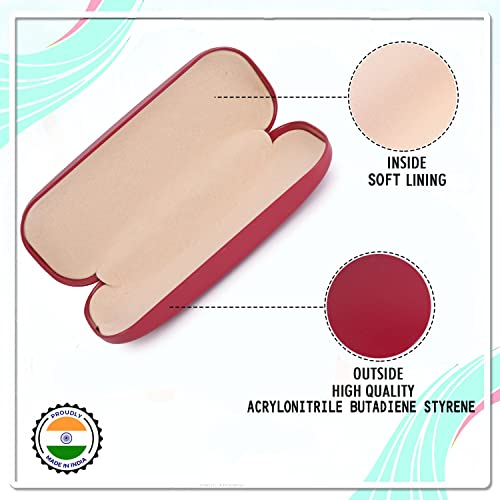 Image of VIVID Vision Unisex Adult Lightweight Eyewear Specs Case Cover | Protect Eye Glasses | Chashma Dibbi | Spectacle Box