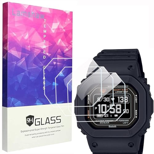 Eviter rayures sur Casio DW-H5600 avec ce pack de 3 verres trempes de protection