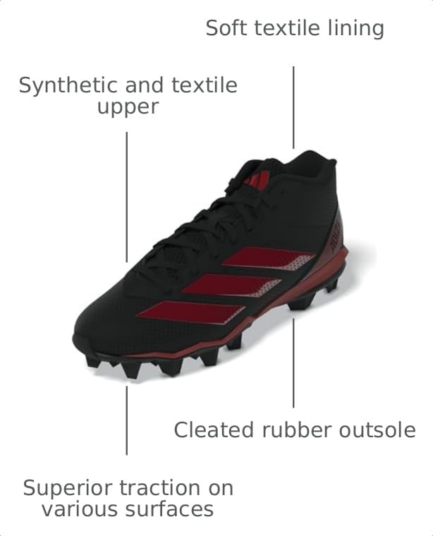 Image of adidas Originals Men's Adizero Impact.2 Molded American Football Shoes