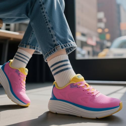 Image of ALEADER Womens Walking Shoes for 12-Hour Work Comfort, Anti-Fatigue Max Cushion Shoes for Standing All Day - Wide Fit for Nurses, Retail