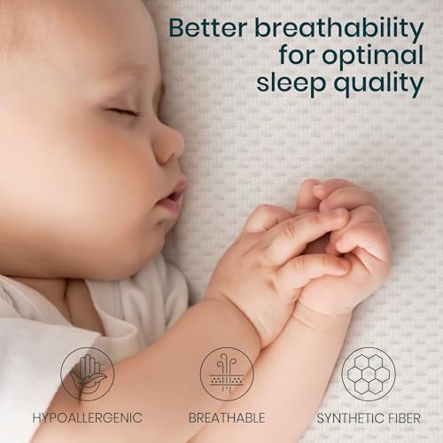 Image of Tutti Bambini 100% Waterproof Bassinet Mattress Protector - Premium Ultra Breathable Bassinet Mattress Pad Cover, Machine Washable, Compatible with CoZee Bassinets (31.8 x 20 in)