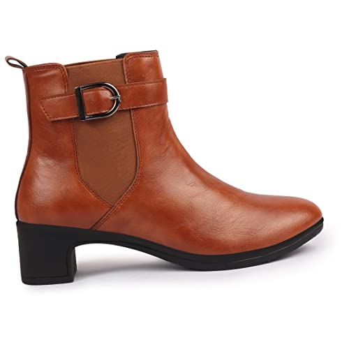 Image of FAUSTO Women Flared Heel Boots