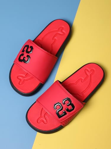 DREAM LAKE Men's Sport Slide Sandals, Flexible Midsole, Casual Beach Slides4