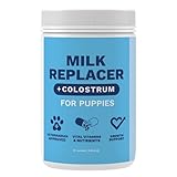 Under the Weather Puppy Milk Replacer Powder + Colostrum | Puppy Milk Replacement Formula | Nutrient-Rich Formula with Colostrum for Immune & Digestive Support – 12 oz