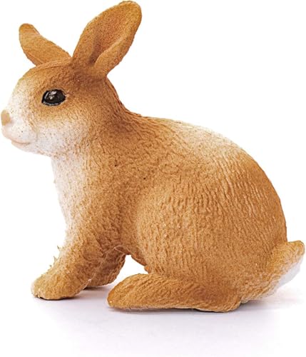 SCHLEICH Farm World | Kaninchen 13827 Bauernhof Spielfigur | detailgetreue Tierfiguren | Geschenk für Jungen und Mädchen | Bauernhof Spielzeug ab 3 Jahre | 4 x 3 x 4 cm