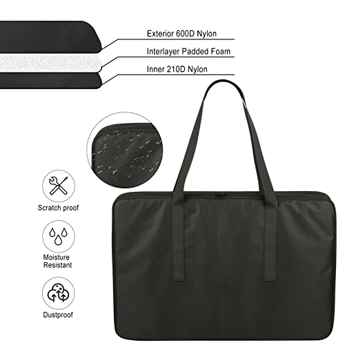 Txesign Sheet Music Stand Carrying Case For Music Sheet Clip And Tripod Nylon Storage Bag Music Sheet Stand Holder Protective Case Bag For Orchestras, Choirs, 23.22'' X 15.35'' X 2.95‘’ #TOP4