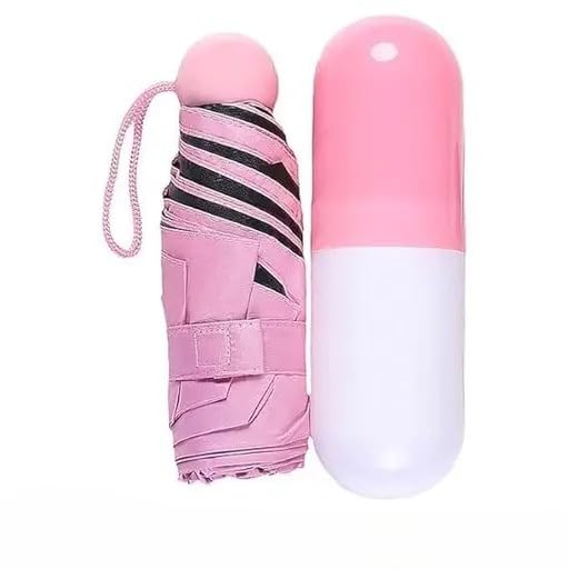 PerfX Mini Capsule Umbrella – Compact, Windproof, UV, Travel Use Umbrella