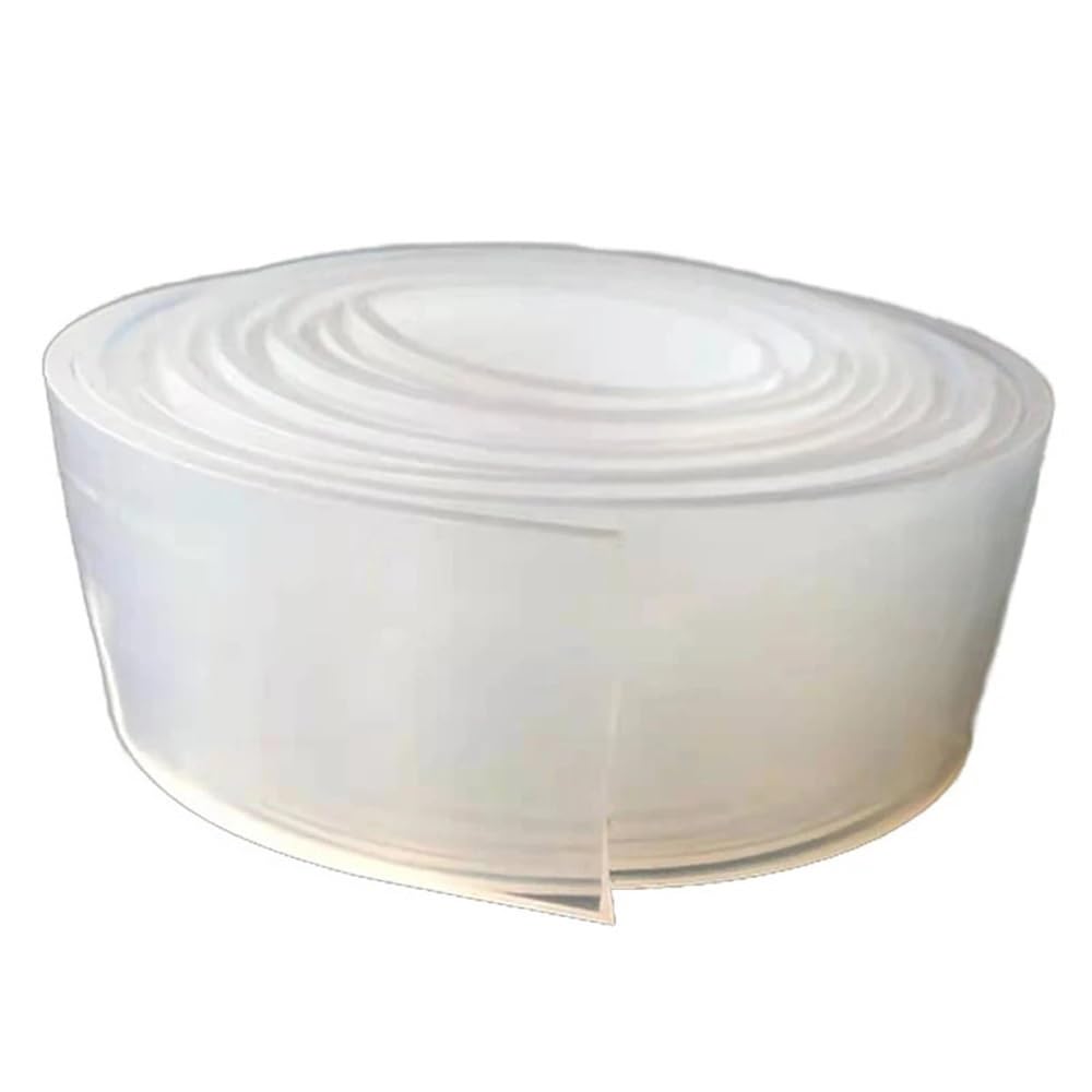 Tira de sellado de caucho de silicona de 1 metro: resistente a altas temperaturas, resistente al agua(2mmx40mm)