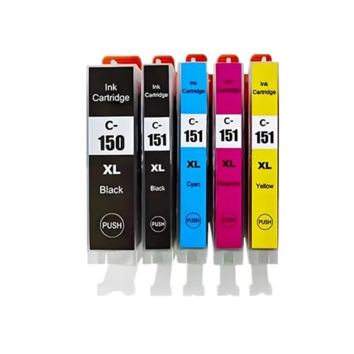 Cartouche compatible Canon PGI150 CLI151 pour un rendu de documents fluide et sans bavure