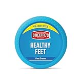 O'Keeffe's Healthy Feet Value Size Jar, 180g – Foot Cream for Extremely Dry, Cracked Feet | Instantly Boosts Moisture Levels, Creates a Protective Layer & Prevents Moisture Loss