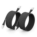 USB Type C ケーブル 4.5M 2本 PD対応 100W/5A 超急速充電 タイプC ケー ブル USB C ケーブル 長い USBC ナイロン編み 断線防止 iphone17/16/15シリーズ/iPad/MacBook Pro/Galaxy S24/Matebook/iPad/Xperia等USB-C各種対