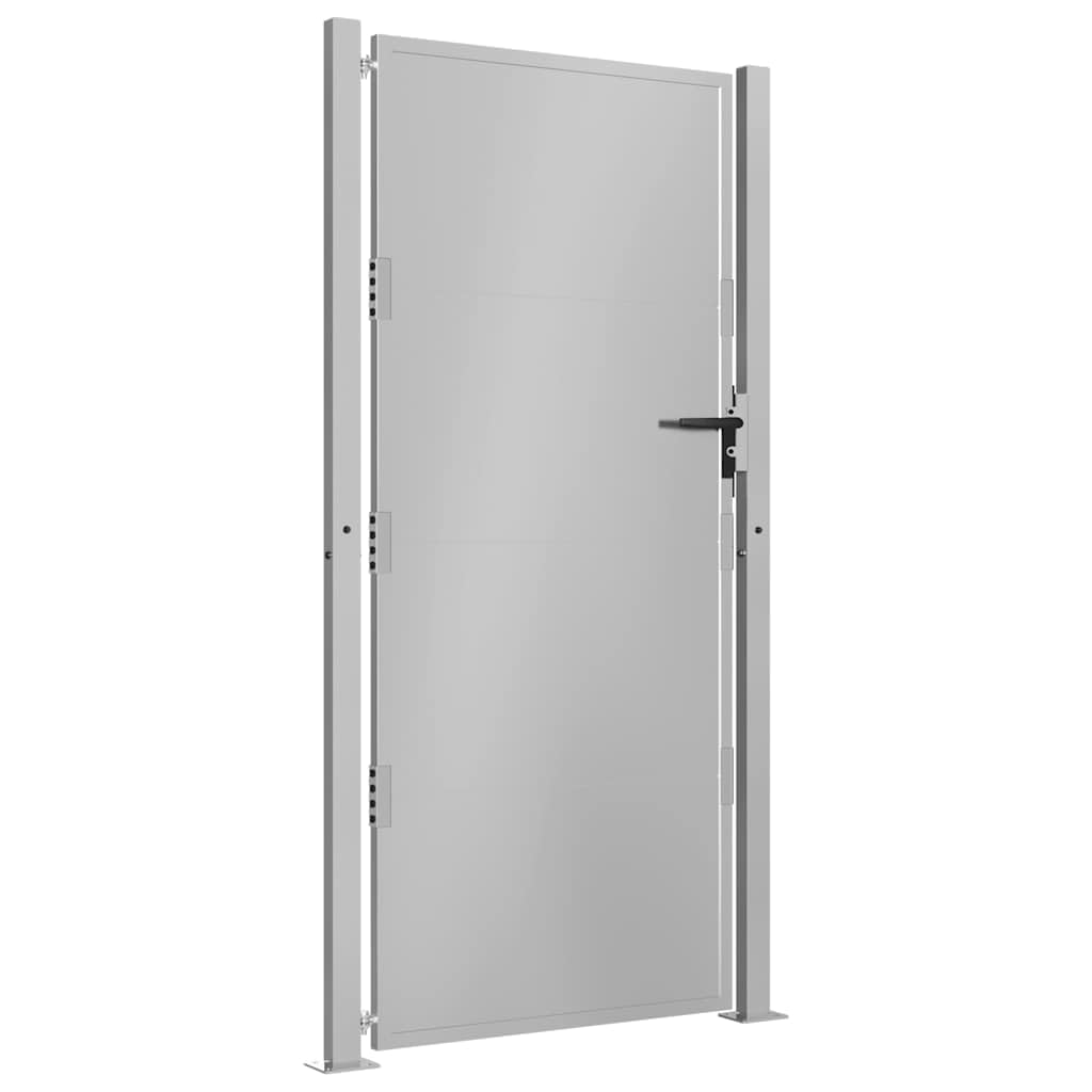 vidaXL Puerta de jardín Acero corten 100x175 cm, Puerta de Valla, Puerta de Exterior, Puerta de Metal, Puerta de Seguridad, Puerta de Entrada
