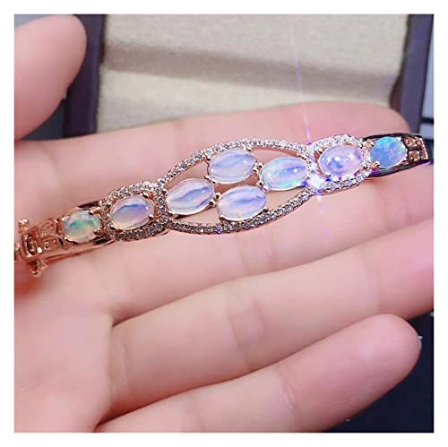 Bracelet opale naturelle bijoux opale en argent 925 femme