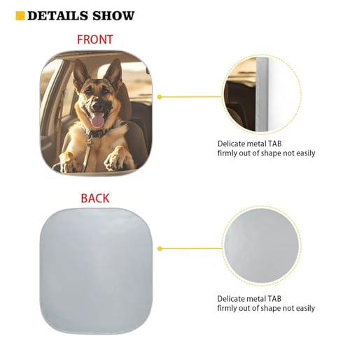 Image of Sheepdog Car Sun Shade Windshield Foldable Automotive Interior Accessories for Sun Protection Easy to Install Funny Car Decor Fit Most Truck, SUV, or Van