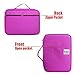 AYVANBER Colored Pencil Case 220 Slots Gel Pens Holder Waterproof Organizer Bag Portable Artist Painting Pencil Pouch Handy Storage Box for Watercolor Pens or Markers and Stationery Supply (Purple)