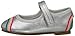Carter's Girl's Alvina Girl's Ballet Flat Shoe, Silver, 8 M US Toddler