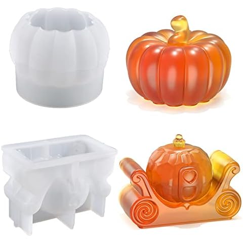 Molde de fundición de resina de silicona para carruaje de calabaza Cover