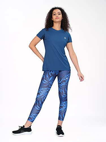 Image of TECHNOSPORT Women's 100% Polyester Regular Fit T-Shirt