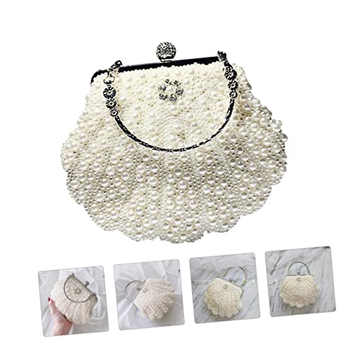 Pearl Studded Single-shoulder Bag for Women Casual Handbags Elegant Dating Purse4