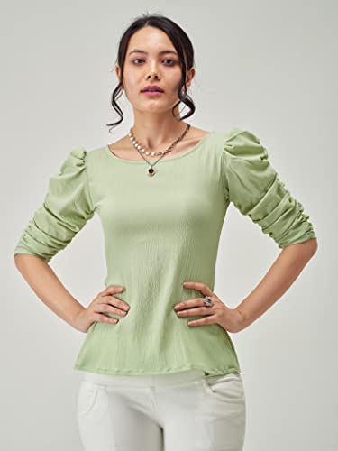 Image of AASK Casual Solid Women Top