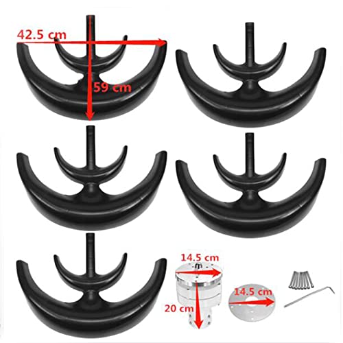 Gerador de turbina eólica híbrida de 12000w, kit de turbina eólica de 800r/min/min de controlador hí
