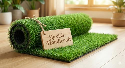 25 mm High Density Artificial Grass | Premium Lawn Turf | Indoor & Outdoor UseCarpet Mat | Dust & Waterproof | Skin Friendly | Artificial Grass Carpet Mat (Green, 3X6 FT) Deal