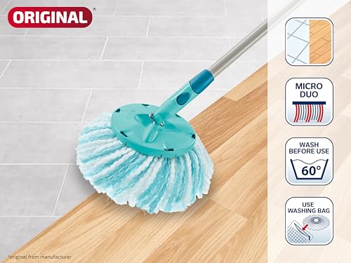 Leifheit Ersatzkopf CLEAN Twist Disc Mop, Wischmop Kopf 2er Set – Ansicht 3