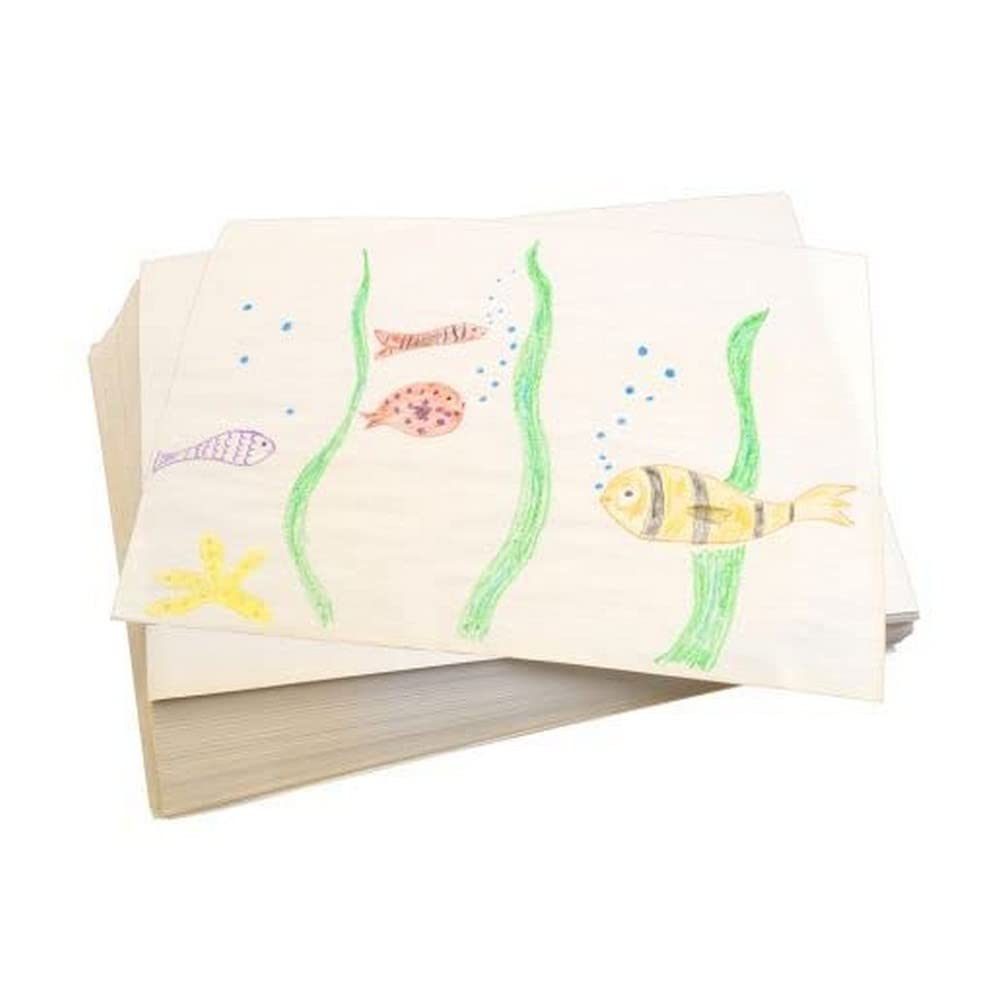 Lightweight Art Newsprint Paper, 500 Sheets, 18 inches x 24 inches, 30lb Weight Quality, Recyclable, Budget Value Art Paper, Painting Paper, Drawing Paper, Arts & Craft Supplies