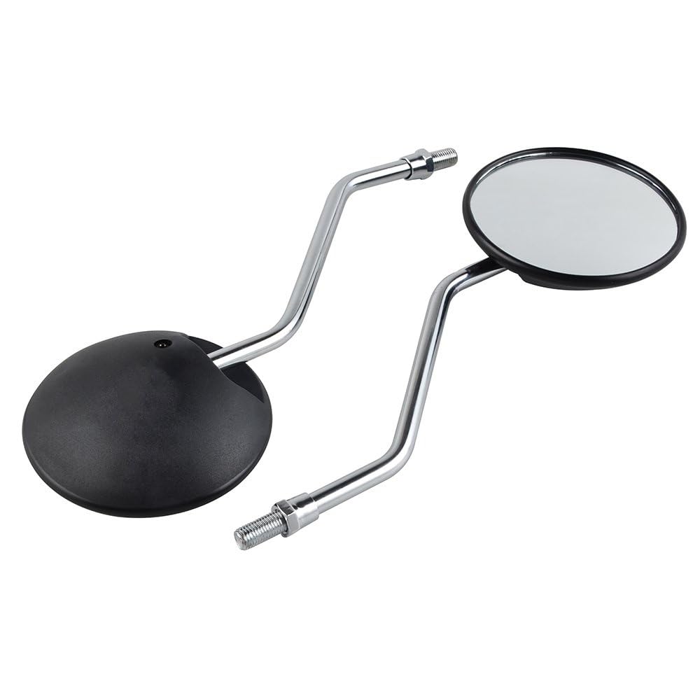Rétroviseurs Moto Pour DT 175 250 360 400 Pour RD125 Pour RD200 Pour RD250 341-26290-10-00 Rétroviseurs Latéraux De Moto Rétroviseurs Rond Latéraux Moto