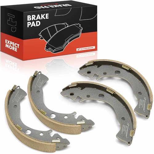A-Premium Set of 4 Rear Brake Shoes Set Compatible with Honda Civic 2003-2015, Fit 2009-2013/2015-2020, Insight 2010-2014